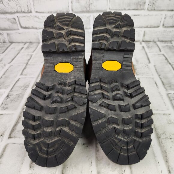 Vtg 1990 Danner Cross Hiker GTX Women's Sz 8.5 Brown Leather Trail Boots US Made - Picture 9 of 12